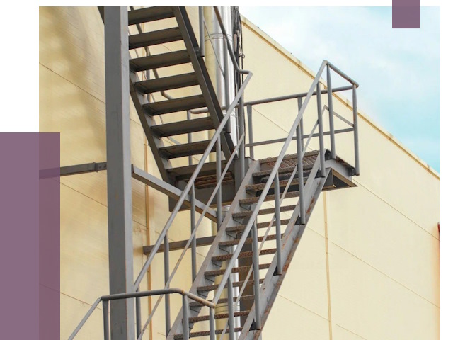 Пожарные лестницы в Верхней Пышме от 12312 руб. — монтаж и продажа | ПРОЛЁТ-Врх