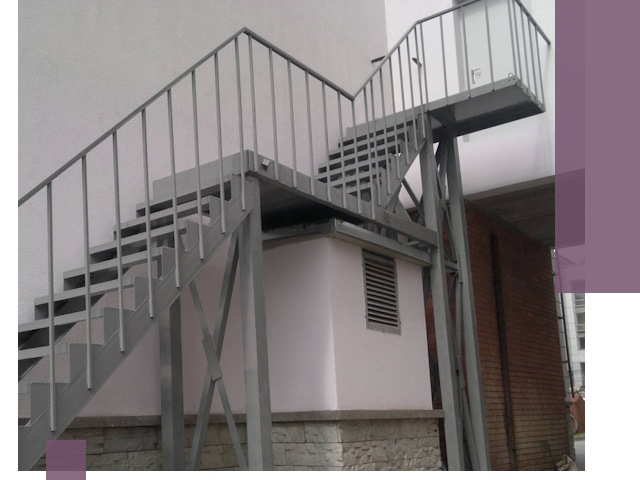 Монтаж пожарных лестниц под ключ в Верхней Пышме с гарантией качества