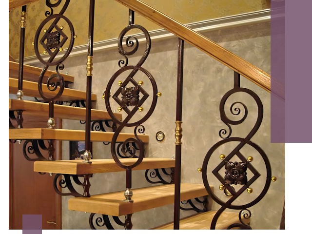 Изготовление кованых лестниц под ключ в Верхней Пышме