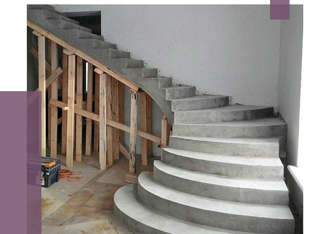 Изготовление бетонных лестниц под ключ в Верхней Пышме от 20007 руб. | ПРОЛЁТ-Врх