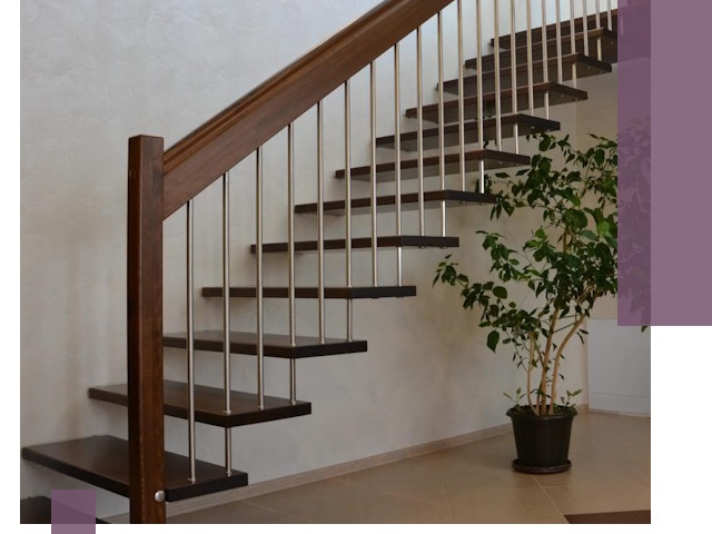 Лестницы на больцах под ключ в Верхней Пышме – изготовление и монтаж