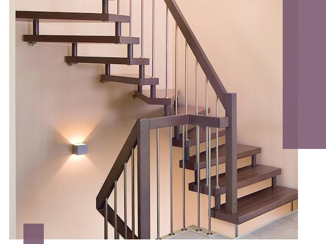 Изготовление лестниц на больцах в Верхней Пышме под ключ