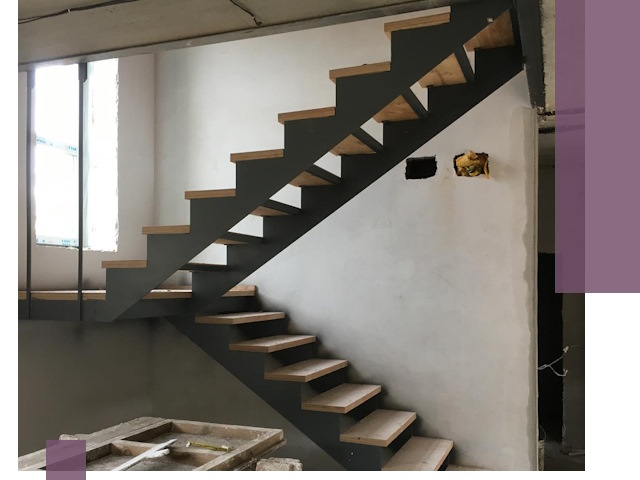 Изготовление лестниц на металлокаркасе в Верхней Пышме от производителя