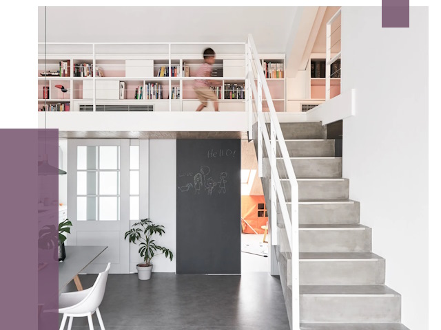 Лестницы для двухуровневой квартиры в Верхней Пышме от 176985 руб. | ПРОЛЁТ-Врх