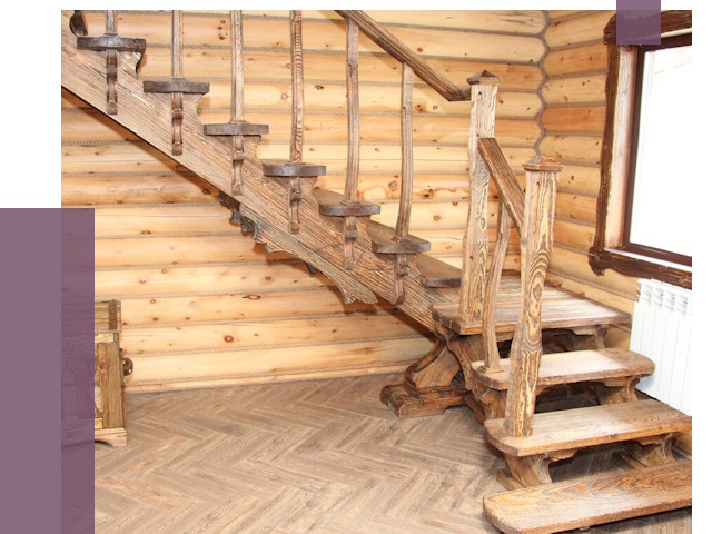 Лестницы в баню в Верхней Пышме от 19186 руб. — изготовление | ПРОЛЁТ-Врх