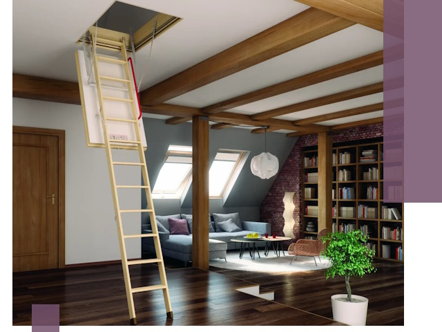 Чердачные лестницы под ключ в Верхней Пышме: изготовление и монтаж