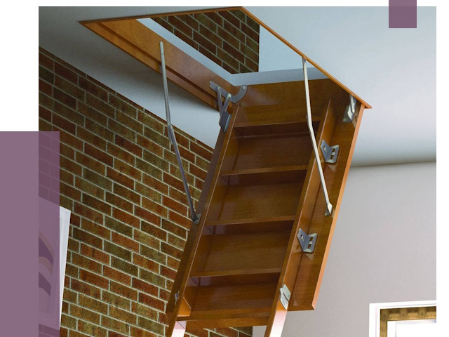 Установка чердачной лестницы в Верхней Пышме от 7849 руб. | ПРОЛЁТ-Врх