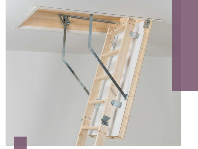 Установка чердачной лестницы под ключ в Верхней Пышме