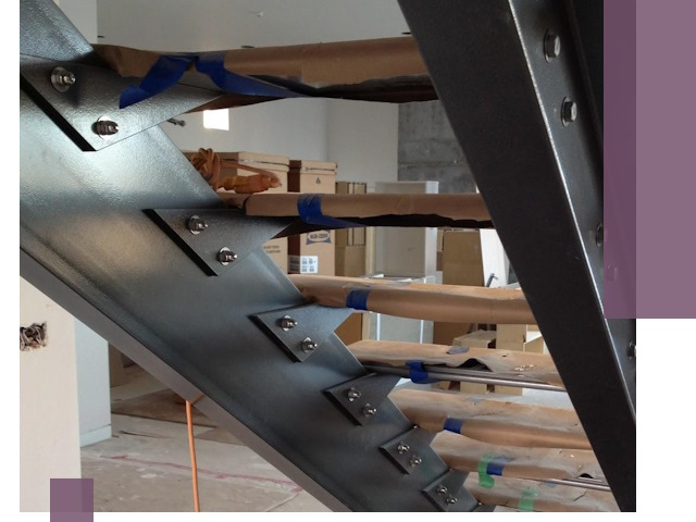 Усиление лестничных конструкций и усиление опор в Верхней Пышме