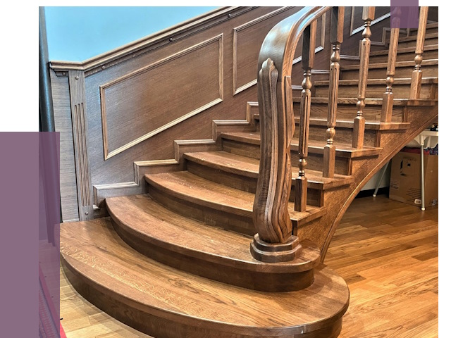 Дубовые лестницы под ключ в Верхней Пышме от 176985 руб. — ПРОЛЁТ-Врх