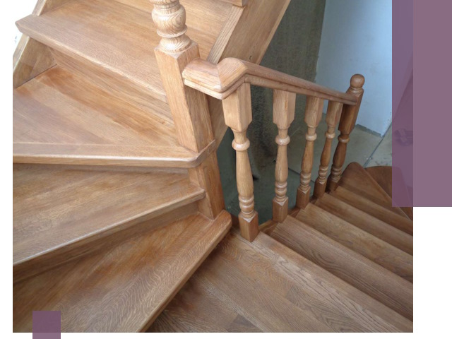 Дубовые лестницы под ключ в Верхней Пышме: изготовление и монтаж