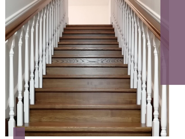 Лестницы из ясеня на заказ в Верхней Пышме — изготовление и монтаж