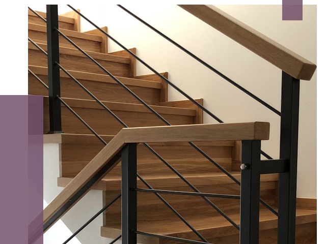 Обшивка металлической лестницы деревом в Верхней Пышме от 4361 руб. 