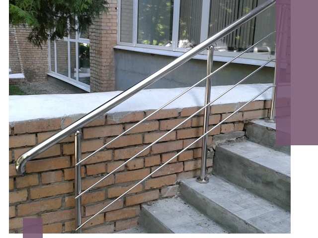 Перила из нержавеющей стали высокого качества в Верхней Пышме