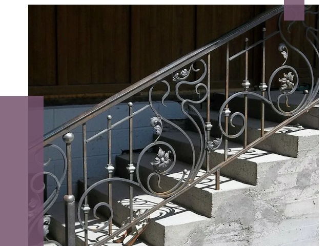 Кованые перила в Верхней Пышме от 8721 руб. под ключ — качество от ПРОЛЁТ-Врх