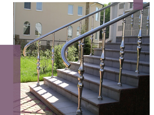 Перила для крыльца в Верхней Пышме от 10773 руб. — монтаж ПРОЛЁТ-Врх