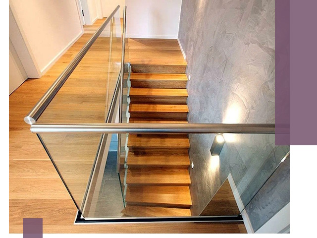 Перила для лестницы в доме — изготовление и монтаж в Верхней Пышме