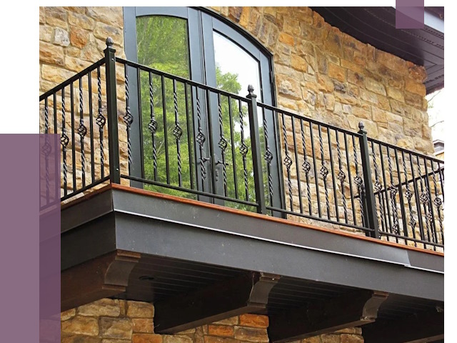Балконные ограждения в Верхней Пышме от 8054 руб. — купить | ПРОЛЁТ-Врх