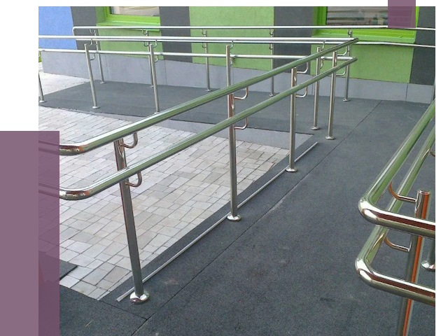 Ограждения пандусов в Верхней Пышме от 4361 руб. монтаж | ПРОЛЁТ-Врх