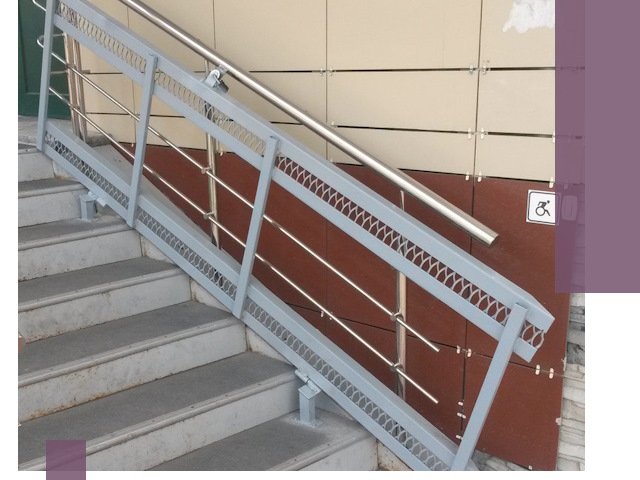 Изготовление откидных пандусов под ключ в Верхней Пышме