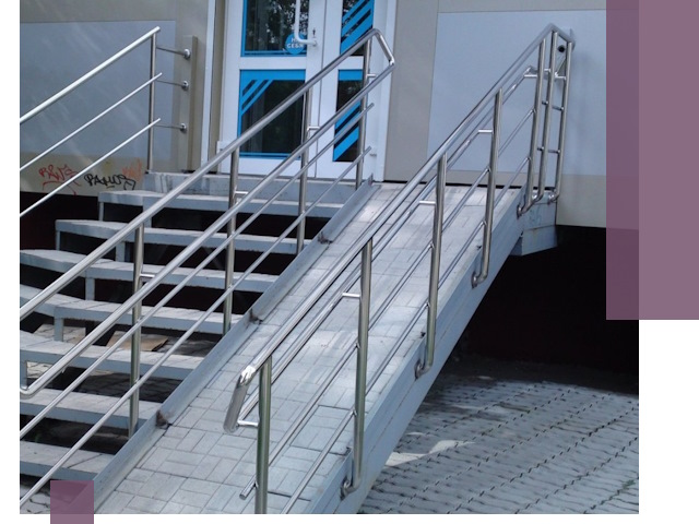 Пандус на крыльцо под ключ в Верхней Пышме: монтаж и изготовление