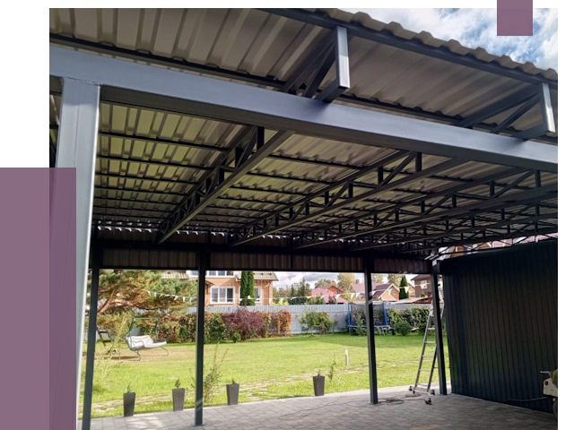 Монтаж навесов в Верхней Пышме от 7387 руб. — установка навеса | ПРОЛЁТ-Врх