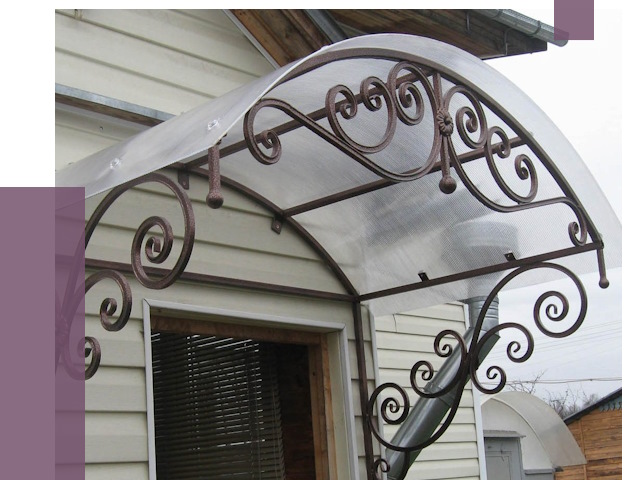 Изготовление козырьков в Верхней Пышме от 7387 руб. — заказать | ПРОЛЁТ-Врх