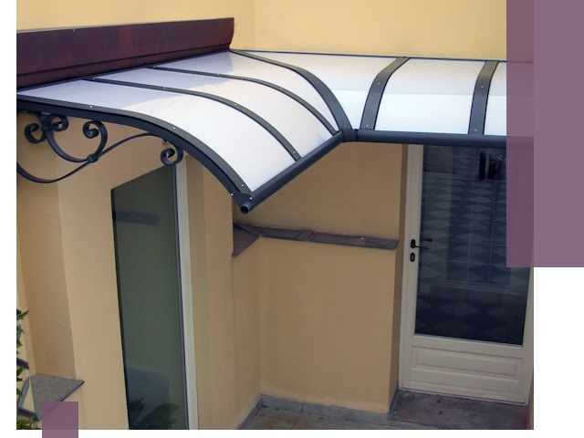 Монтаж козырьков любой сложности в Верхней Пышме под ключ