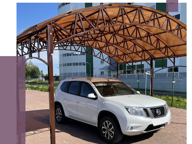 Недорогие навесы в Верхней Пышме от 43092 руб.  | ПРОЛЁТ-Врх