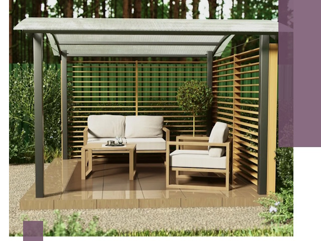 Навесы для дачи в Верхней Пышме: изготовление, монтаж и демонтаж