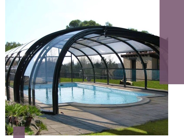 Навесы для бассейна в Верхней Пышме: изготовление и монтаж под ключ