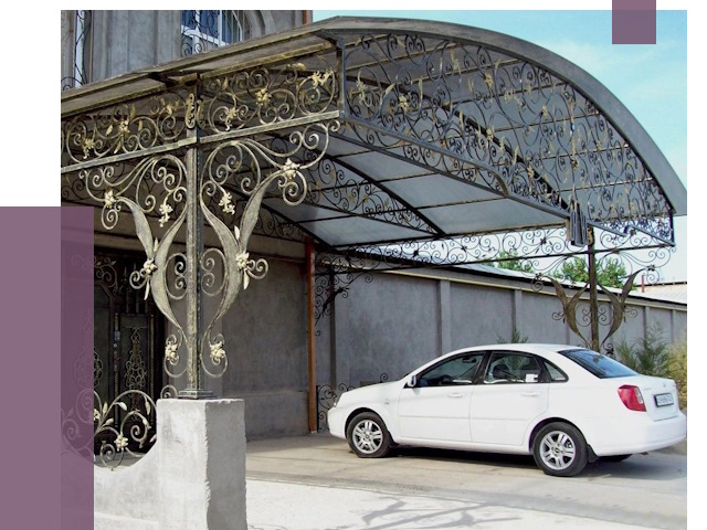Кованые навесы в Верхней Пышме от 14621 руб. | ПРОЛЁТ-Врх