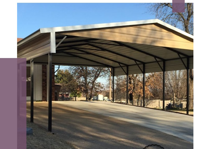 Двускатные навесы в Верхней Пышме от 8054 руб.  | ПРОЛЁТ-Врх