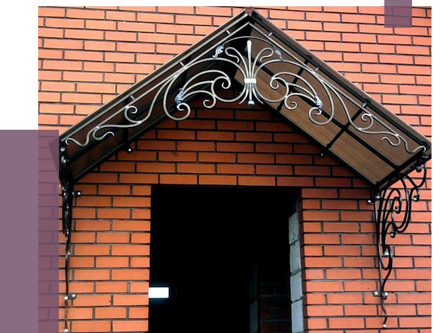 Металлические козырьки в Верхней Пышме от 10722 руб. 