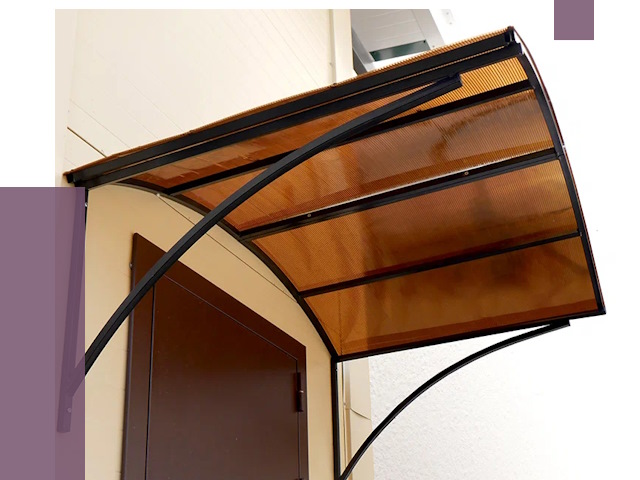 Недорогие козырьки в Верхней Пышме от 7613 руб.  | ПРОЛЁТ-Врх