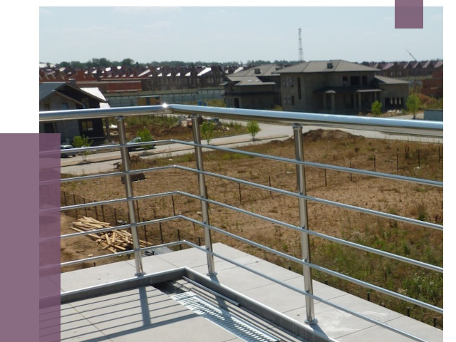 Парапеты из нержавеющей стали в Верхней Пышме от 8003 руб. за м² | ПРОЛЁТ-Врх