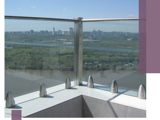 Стеклянные парапеты премиум класса в Верхней Пышме для домов и бизнесов