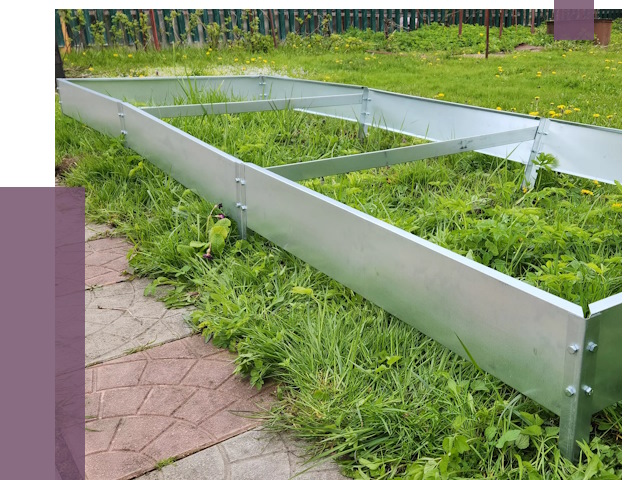 Металлические бордюры для грядок в Верхней Пышме от 1796 руб. 