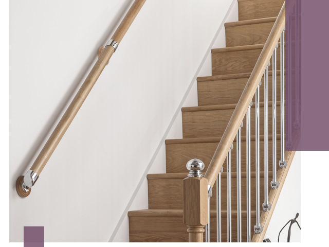 Пристенные поручни из стали и нержавейки под монтаж в Верхней Пышме