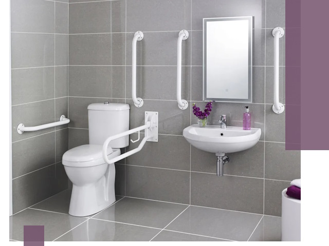 Поручни для санузлов в Верхней Пышме: установка, ремонт и монтаж