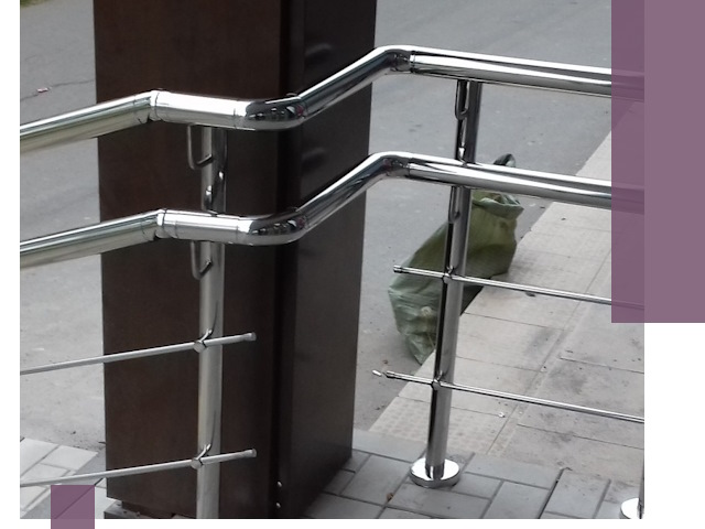 Монтаж поручней из нержавеющей стали в Верхней Пышме качественно и быстро